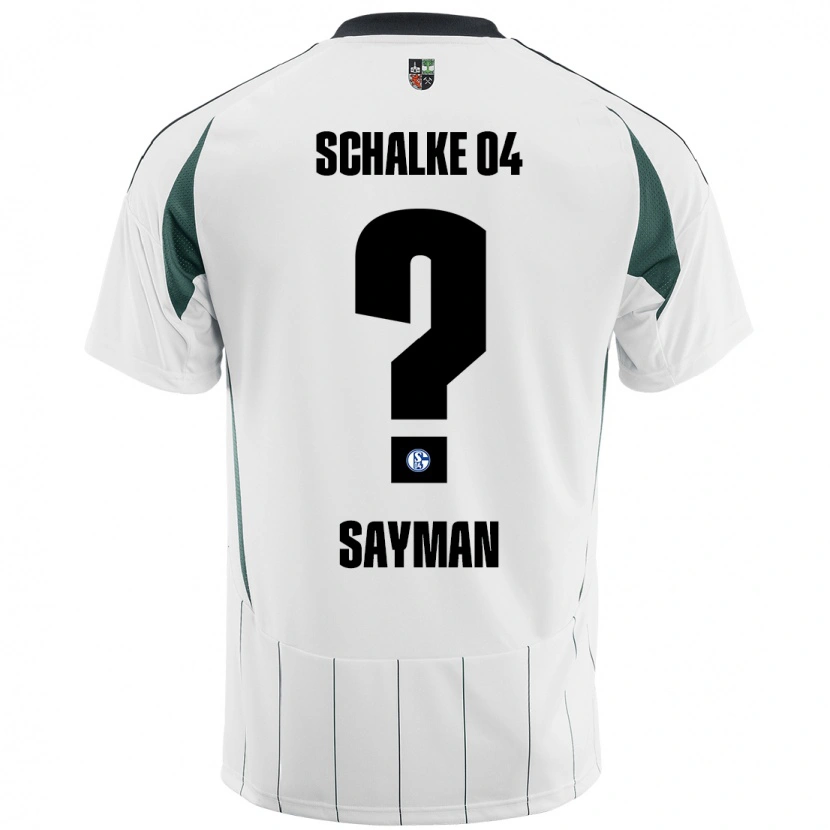 Danxen Barn Kayhan Sayman #0 Vit Grön Bortatröja Matchtröjor 2024/25 Tröjor T-Tröja