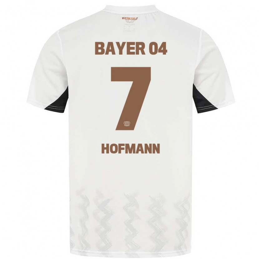 Danxen Barn Jonas Hofmann #7 Vit Svart Bortatröja Matchtröjor 2024/25 Tröjor T-Tröja