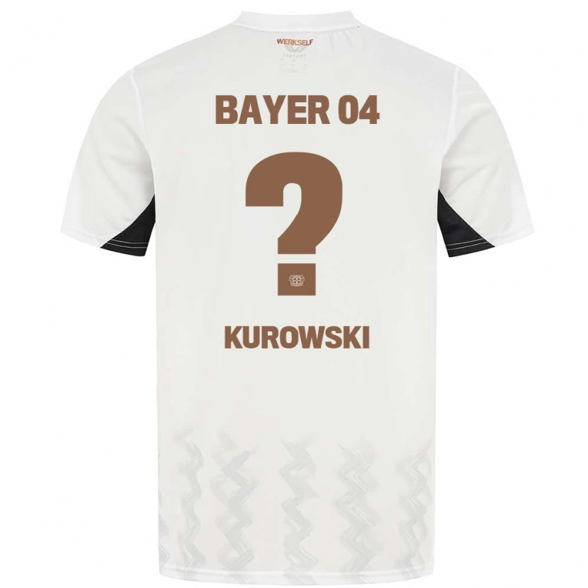 Danxen Barn Julien Kurowski #0 Vit Svart Bortatröja Matchtröjor 2024/25 Tröjor T-Tröja