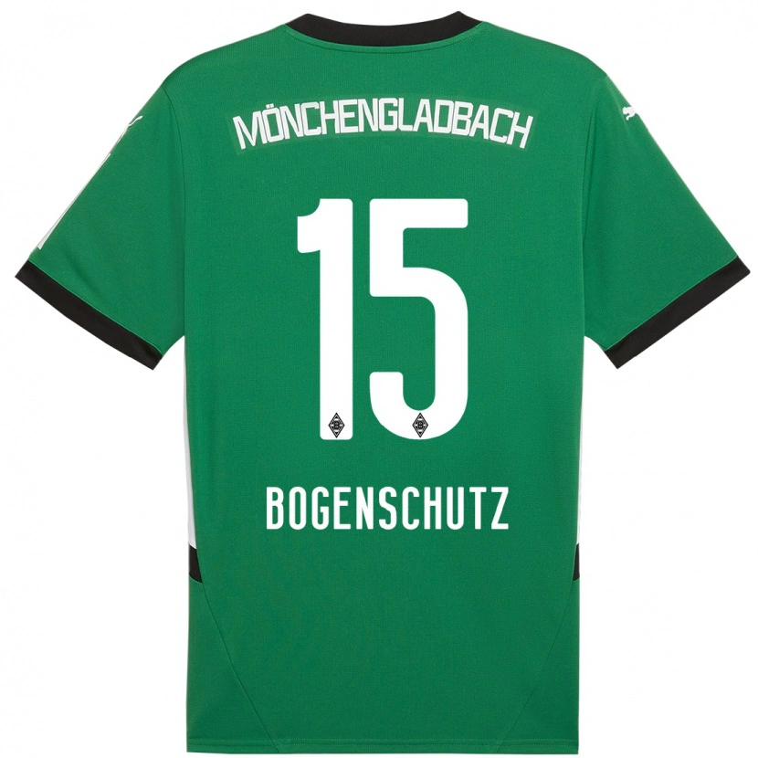 Danxen Barn Kerstin Bogenschutz #15 Grön Vit Bortatröja Matchtröjor 2024/25 Tröjor T-Tröja