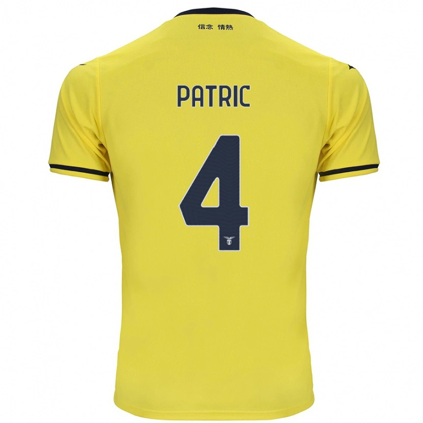 Danxen Barn Patric #4 Gul Bortatröja Matchtröjor 2024/25 Tröjor T-Tröja