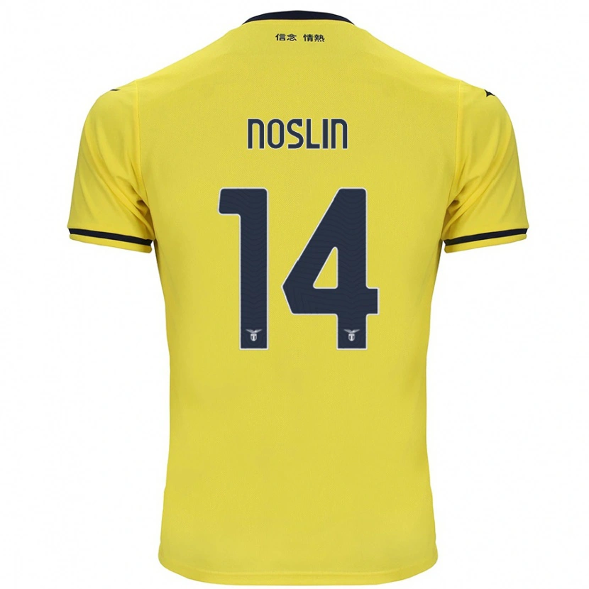 Danxen Barn Tijjani Noslin #14 Gul Bortatröja Matchtröjor 2024/25 Tröjor T-Tröja