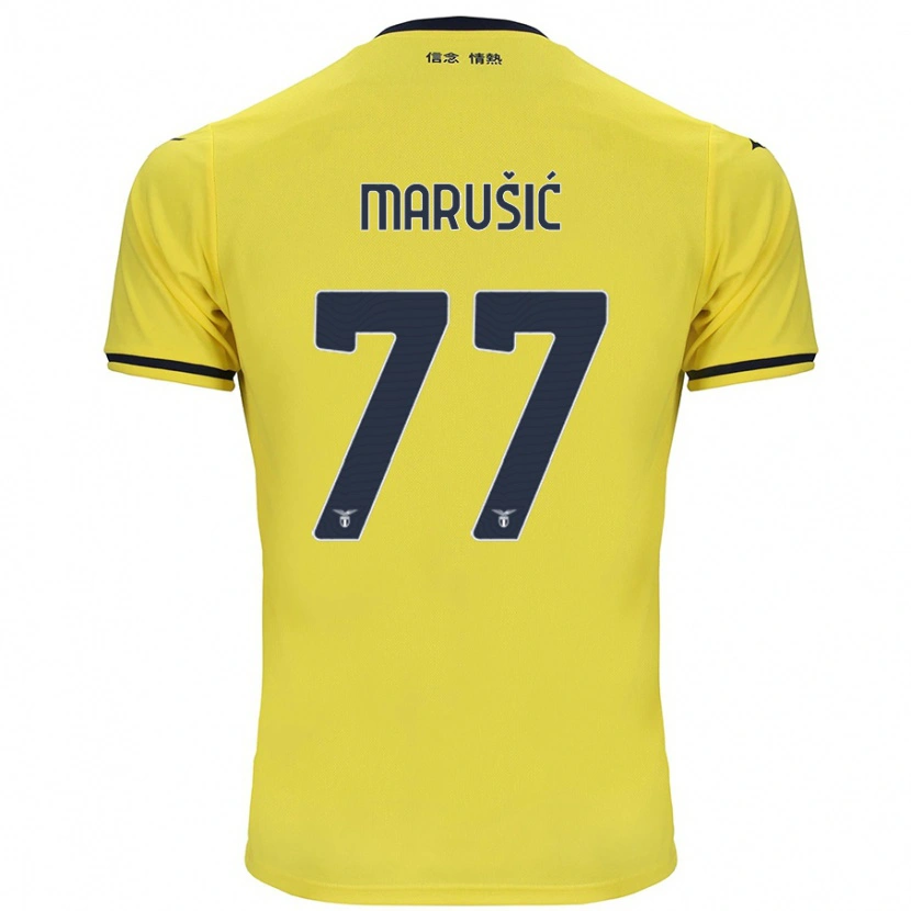 Danxen Barn Adam Marusic #77 Gul Bortatröja Matchtröjor 2024/25 Tröjor T-Tröja