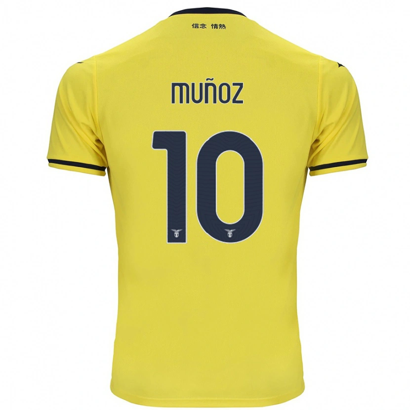 Danxen Barn Cristo Muñoz #10 Gul Bortatröja Matchtröjor 2024/25 Tröjor T-Tröja