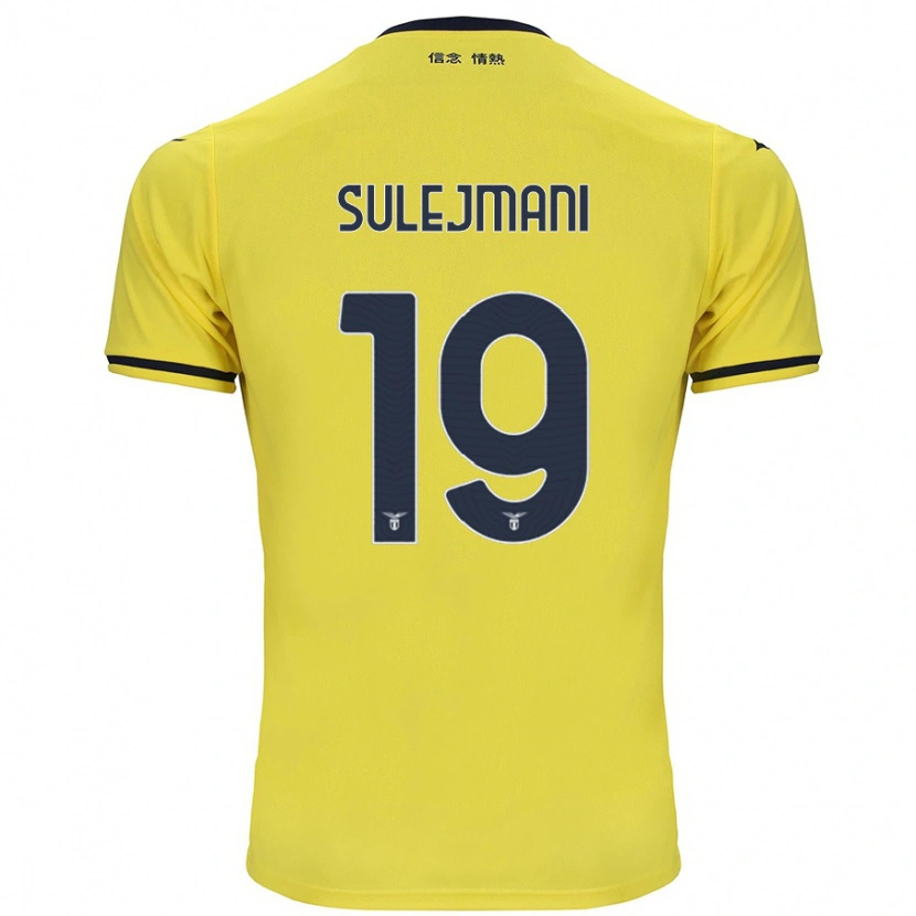 Danxen Barn Flavio Sulejmani #19 Gul Bortatröja Matchtröjor 2024/25 Tröjor T-Tröja