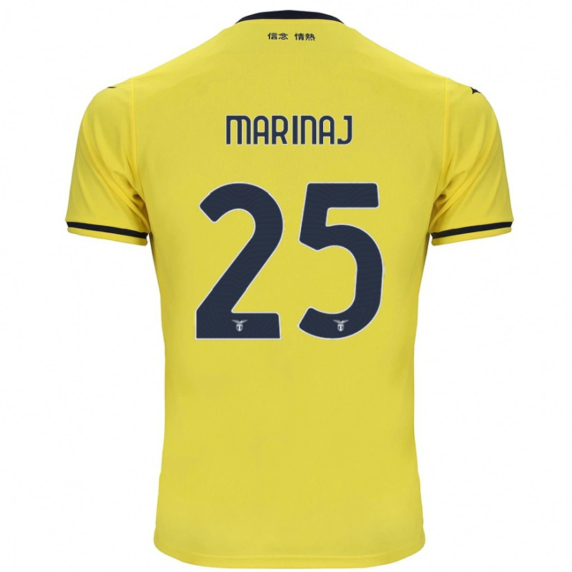 Danxen Barn Kledi Marinaj #25 Gul Bortatröja Matchtröjor 2024/25 Tröjor T-Tröja