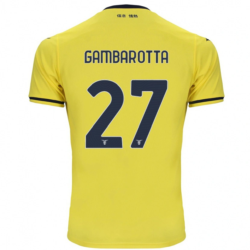 Danxen Barn Margot Gambarotta #27 Gul Bortatröja Matchtröjor 2024/25 Tröjor T-Tröja