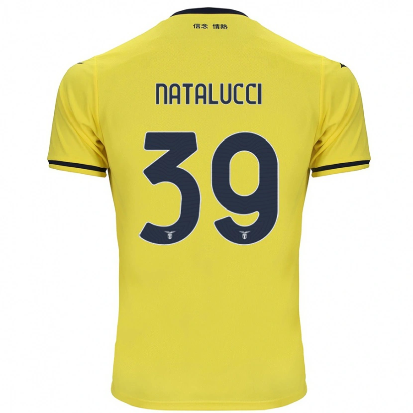 Danxen Barn Serena Natalucci #39 Gul Bortatröja Matchtröjor 2024/25 Tröjor T-Tröja