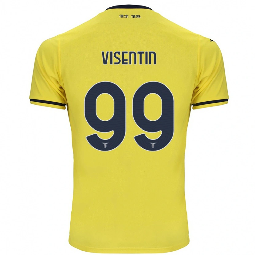 Danxen Barn Noemi Visentin #99 Gul Bortatröja Matchtröjor 2024/25 Tröjor T-Tröja