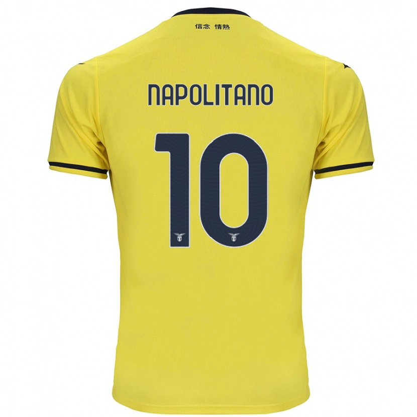 Danxen Barn Luca Napolitano #10 Gul Bortatröja Matchtröjor 2024/25 Tröjor T-Tröja