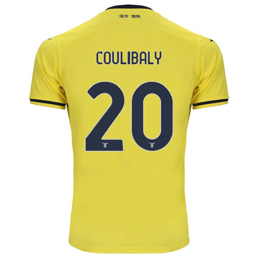Danxen Barn Larsson Coulibaly #20 Gul Bortatröja Matchtröjor 2024/25 Tröjor T-Tröja