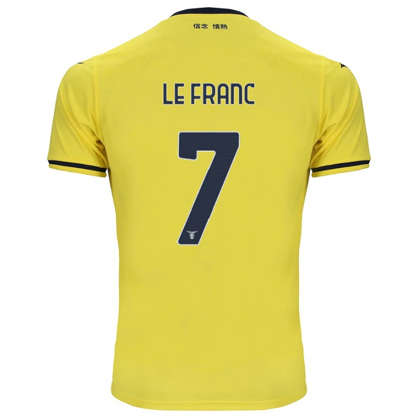 Danxen Barn Chloé Le Franc #7 Gul Bortatröja Matchtröjor 2024/25 Tröjor T-Tröja