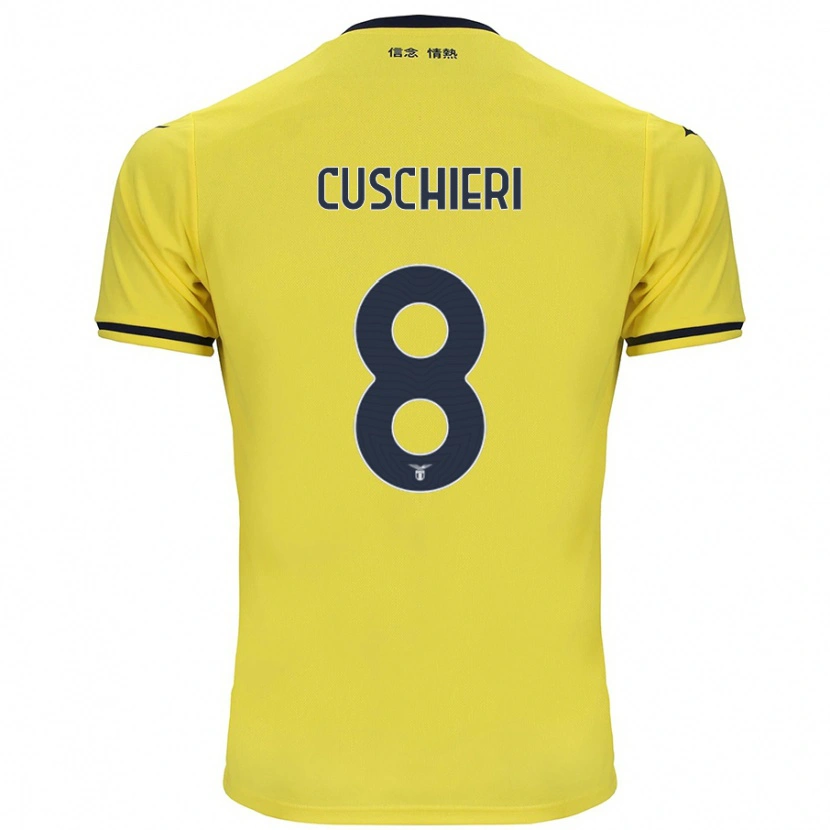Danxen Barn Rachel Cuschieri #8 Gul Bortatröja Matchtröjor 2024/25 Tröjor T-Tröja