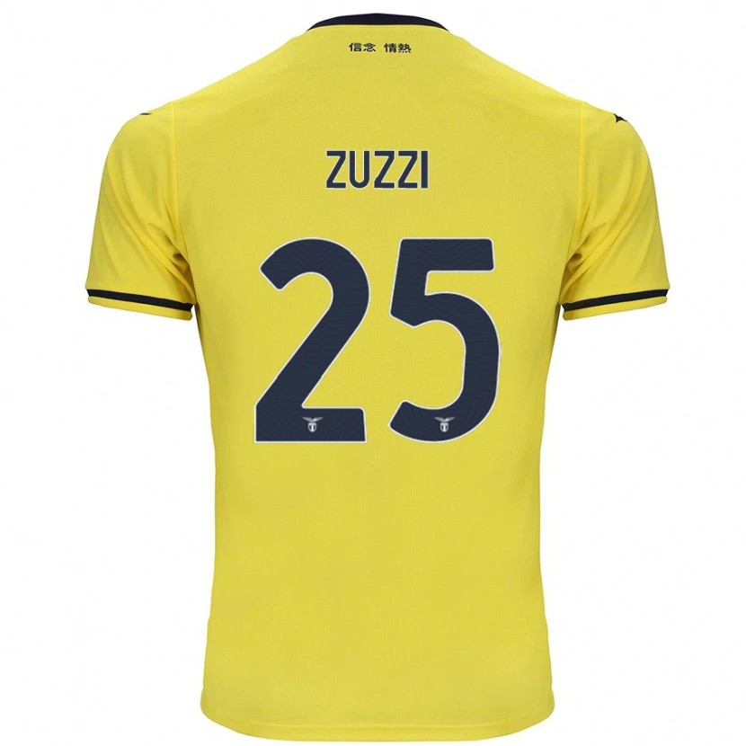 Danxen Barn Giorgia Zuzzi #25 Gul Bortatröja Matchtröjor 2024/25 Tröjor T-Tröja