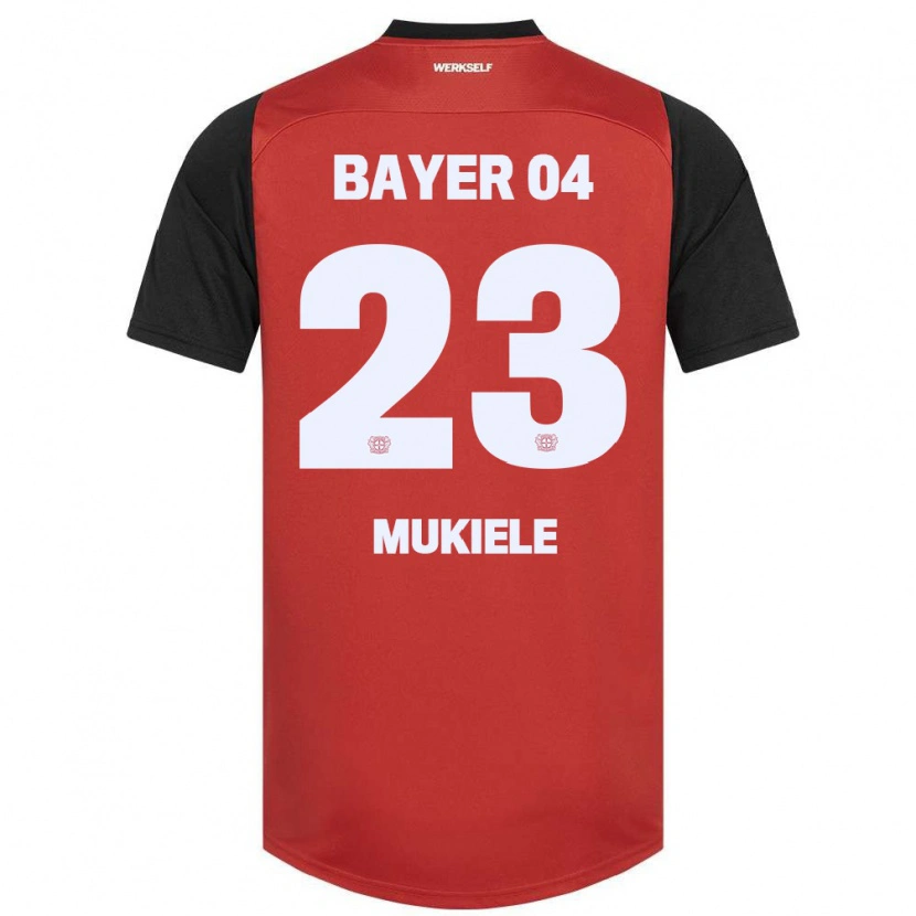 Danxen Män Nordi Mukiele #23 Marinblå Vit Hemmatröja Matchtröjor 2024/25 Tröjor T-Tröja