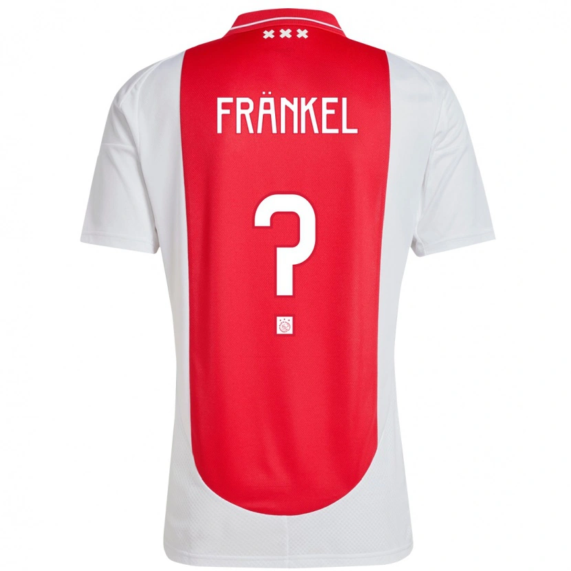 Danxen Män Leroy Fränkel #0 Röd Vit Hemmatröja Matchtröjor 2024/25 Tröjor T-Tröja