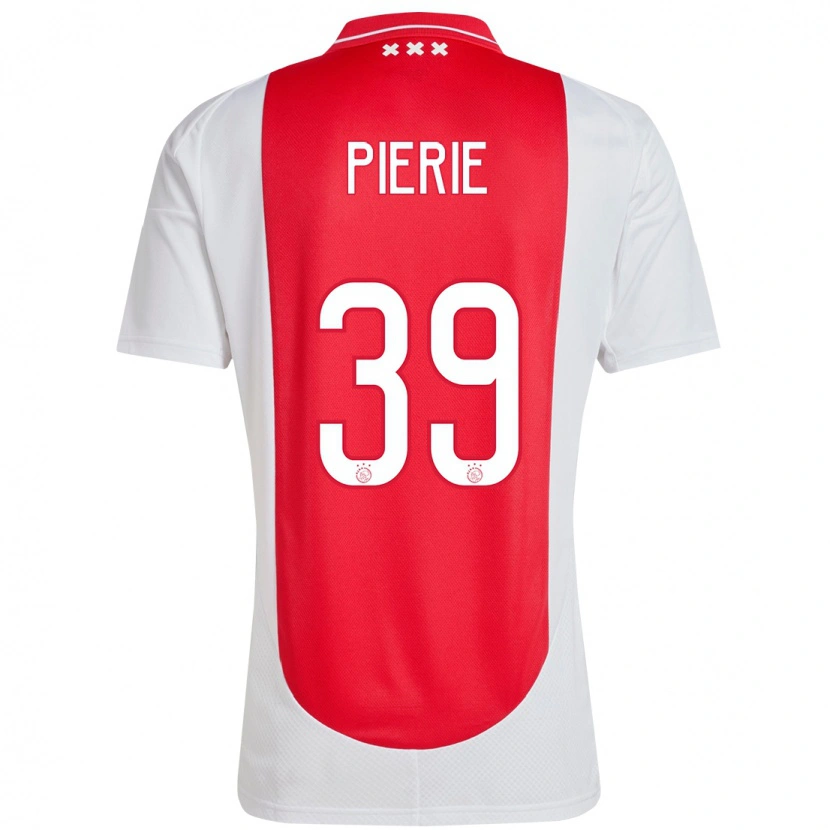 Danxen Män Kik Pierie #39 Röd Vit Hemmatröja Matchtröjor 2024/25 Tröjor T-Tröja