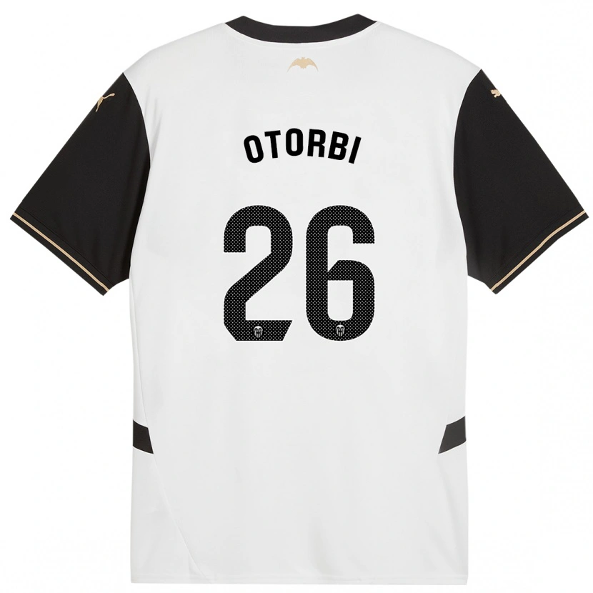 Danxen Män David Otorbi #26 Vit Svart Hemmatröja Matchtröjor 2024/25 Tröjor T-Tröja