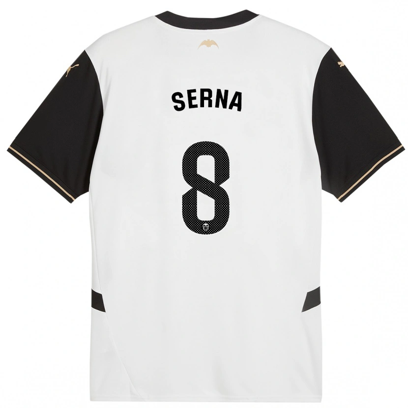Danxen Män Liced Serna #8 Vit Svart Hemmatröja Matchtröjor 2024/25 Tröjor T-Tröja