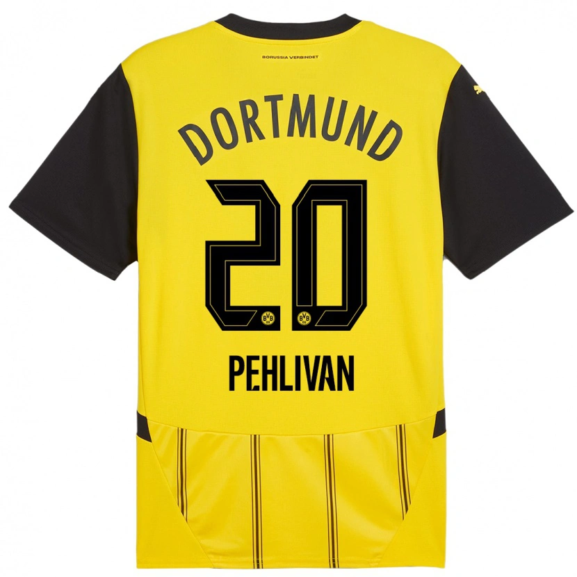 Danxen Män Miran Pehlivan #20 Gul Svart Hemmatröja Matchtröjor 2024/25 Tröjor T-Tröja