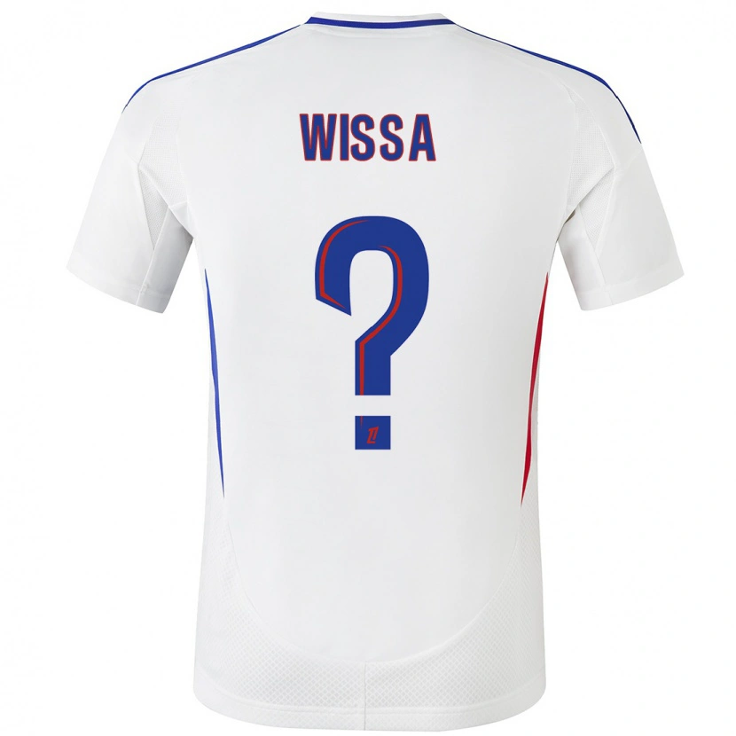 Danxen Män Eli Wissa #0 Vit Blå Hemmatröja Matchtröjor 2024/25 Tröjor T-Tröja