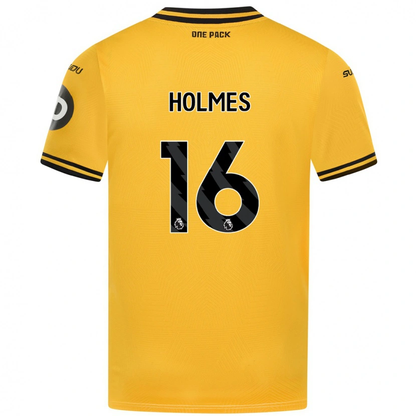 Danxen Män Summer Holmes #16 Gul Hemmatröja Matchtröjor 2024/25 Tröjor T-Tröja