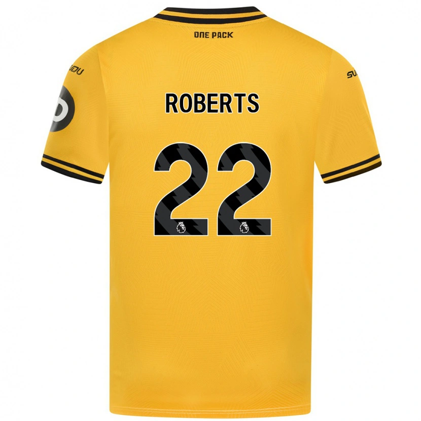 Danxen Män Beth Roberts #22 Gul Hemmatröja Matchtröjor 2024/25 Tröjor T-Tröja