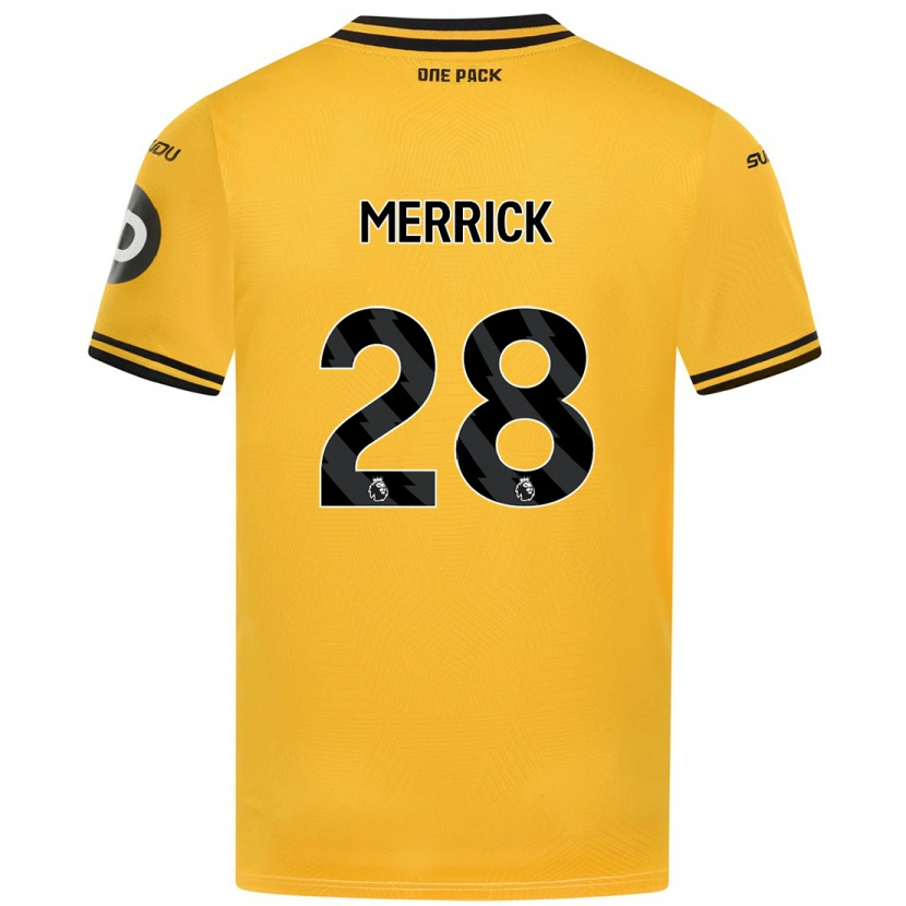 Danxen Män Beth Merrick #28 Gul Hemmatröja Matchtröjor 2024/25 Tröjor T-Tröja