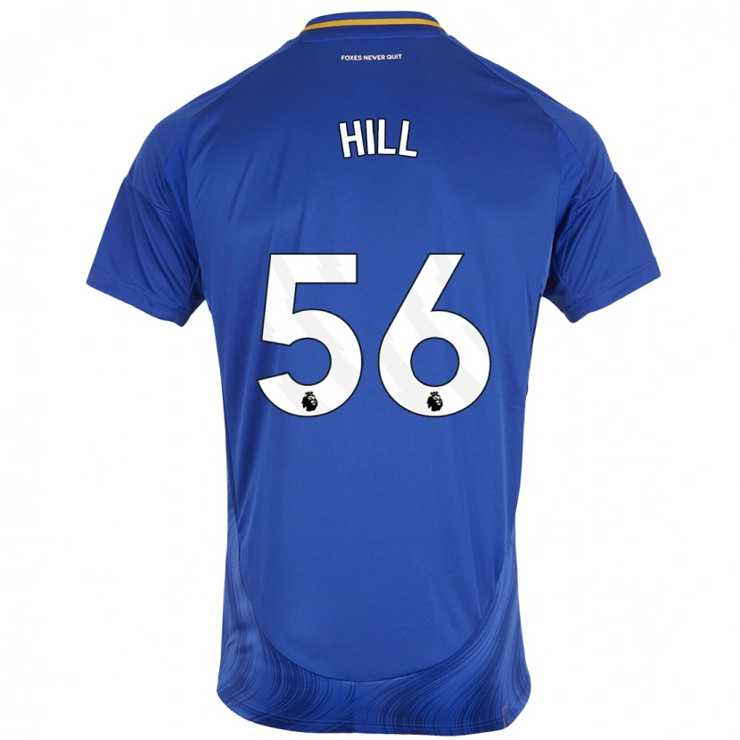 Danxen Män Deniche Hill #56 Blå Vit Hemmatröja Matchtröjor 2024/25 Tröjor T-Tröja