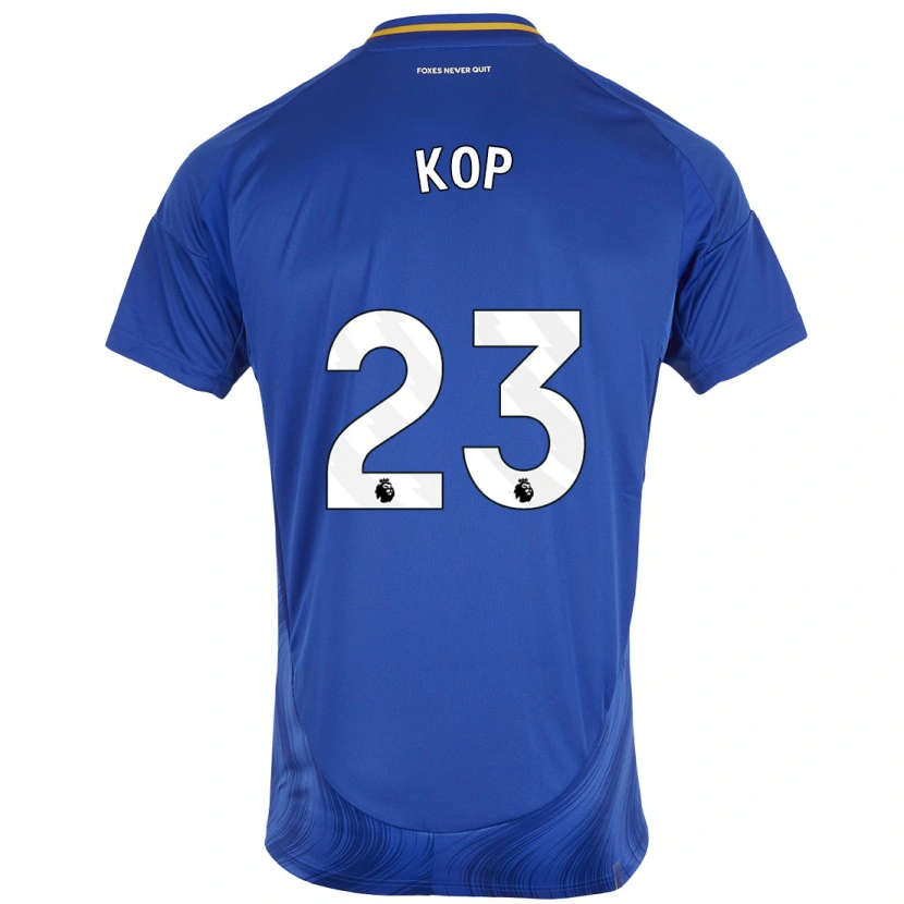 Danxen Män Lize Kop #23 Blå Vit Hemmatröja Matchtröjor 2024/25 Tröjor T-Tröja