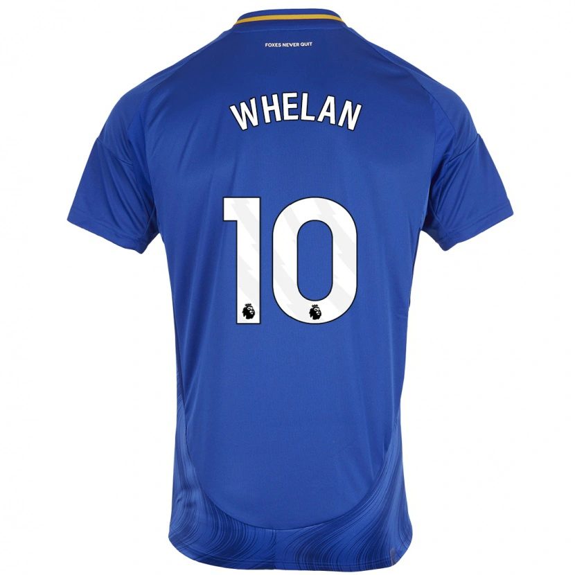 Danxen Män Aileen Whelan #10 Blå Vit Hemmatröja Matchtröjor 2024/25 Tröjor T-Tröja