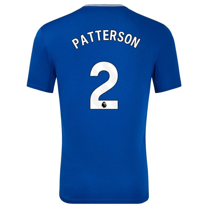 Danxen Män Nathan Patterson #2 Blå Med Hemmatröja Matchtröjor 2024/25 Tröjor T-Tröja