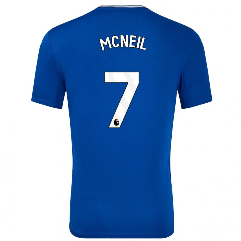 Danxen Män Dwight Mcneil #7 Blå Med Hemmatröja Matchtröjor 2024/25 Tröjor T-Tröja