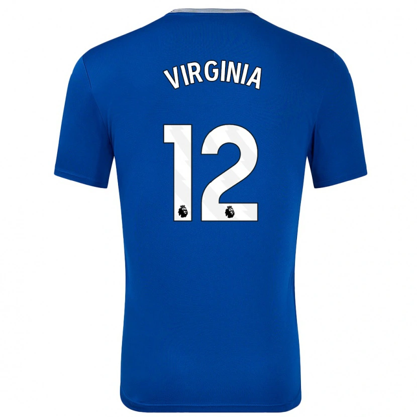 Danxen Män João Virgínia #12 Blå Med Hemmatröja Matchtröjor 2024/25 Tröjor T-Tröja