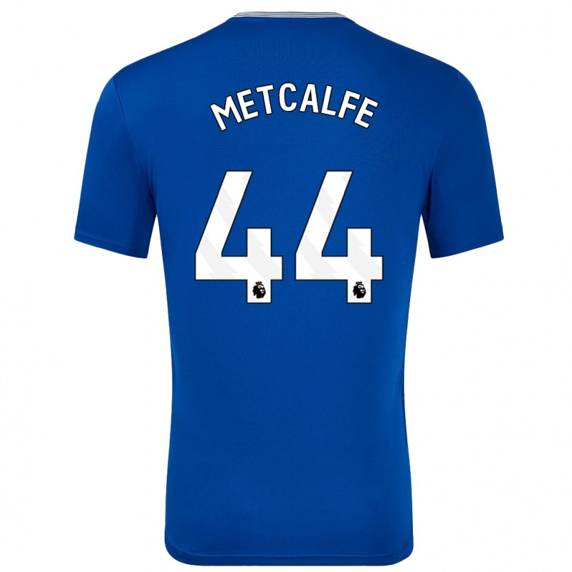 Danxen Män Jenson Metcalfe #44 Blå Med Hemmatröja Matchtröjor 2024/25 Tröjor T-Tröja