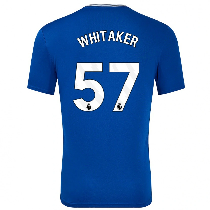 Danxen Män Charlie Whitaker #57 Blå Med Hemmatröja Matchtröjor 2024/25 Tröjor T-Tröja