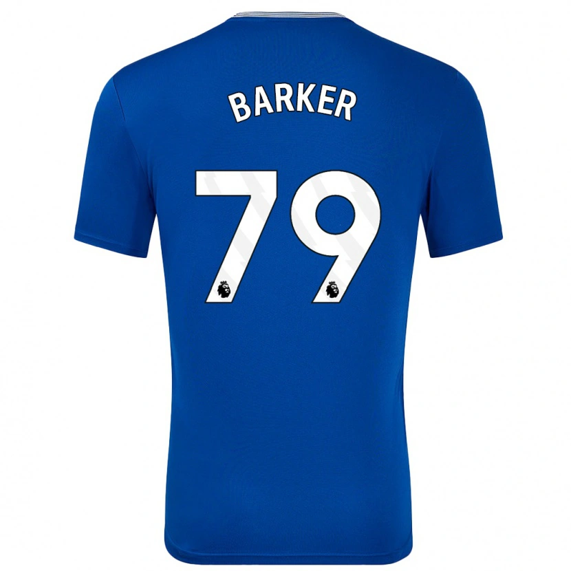 Danxen Män Owen Barker #79 Blå Med Hemmatröja Matchtröjor 2024/25 Tröjor T-Tröja