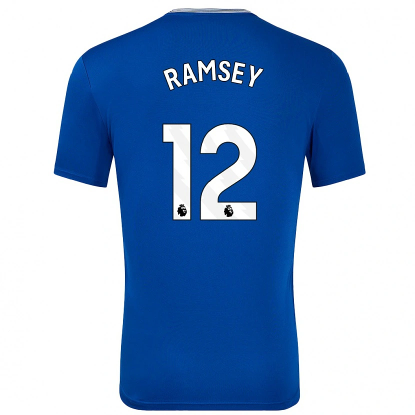 Danxen Män Emily Ramsey #12 Blå Med Hemmatröja Matchtröjor 2024/25 Tröjor T-Tröja