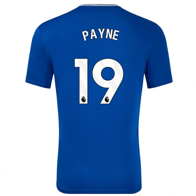 Danxen Män Heather Payne #19 Blå Med Hemmatröja Matchtröjor 2024/25 Tröjor T-Tröja