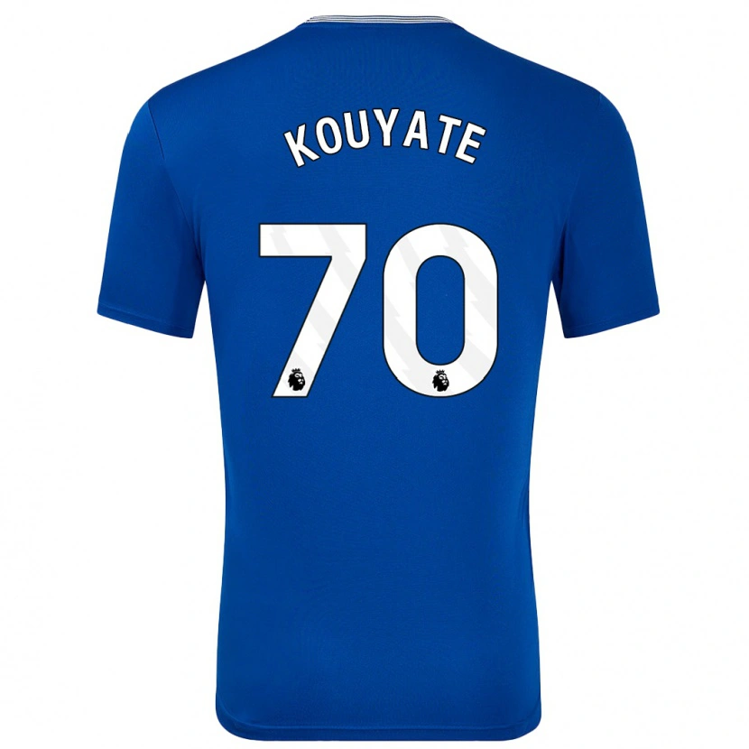 Danxen Män Katia Kouyate #70 Blå Med Hemmatröja Matchtröjor 2024/25 Tröjor T-Tröja