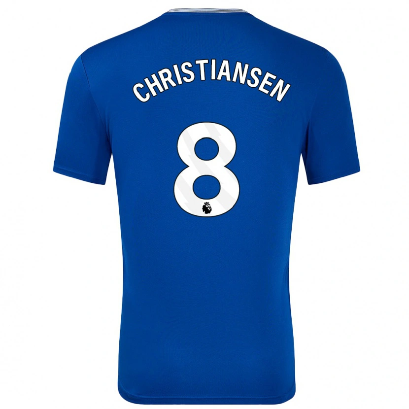 Danxen Män Izzy Christiansen #8 Blå Med Hemmatröja Matchtröjor 2024/25 Tröjor T-Tröja