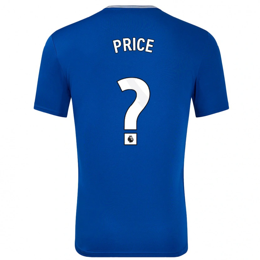 Danxen Män Isaac Price #0 Blå Med Hemmatröja Matchtröjor 2024/25 Tröjor T-Tröja
