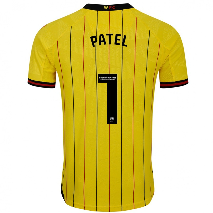 Danxen Män Safia Middleton-Patel #1 Gul Svart Hemmatröja Matchtröjor 2024/25 Tröjor T-Tröja