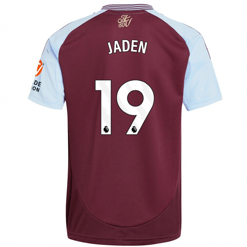 Danxen Män Jaden Philogene #19 Vinröd Himmelsblå Hemmatröja Matchtröjor 2024/25 Tröjor T-Tröja