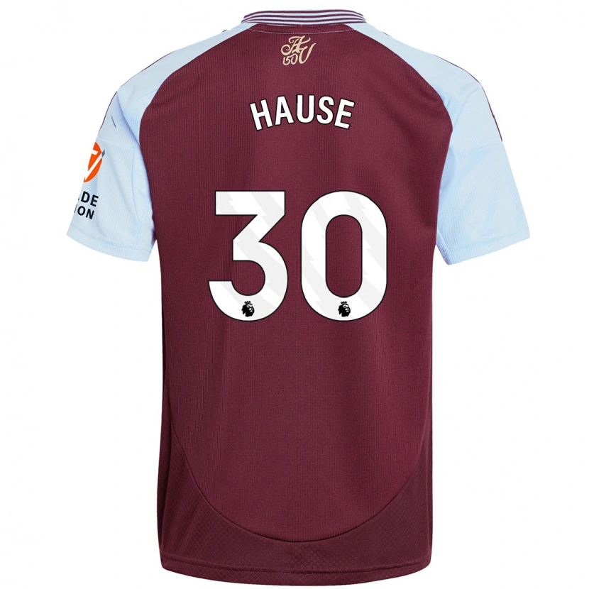 Danxen Män Kortney Hause #30 Vinröd Himmelsblå Hemmatröja Matchtröjor 2024/25 Tröjor T-Tröja