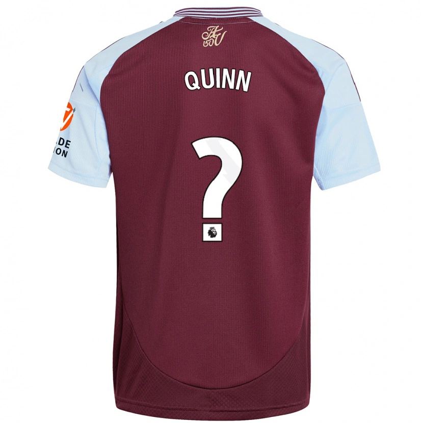 Danxen Män Keilan Quinn #0 Vinröd Himmelsblå Hemmatröja Matchtröjor 2024/25 Tröjor T-Tröja