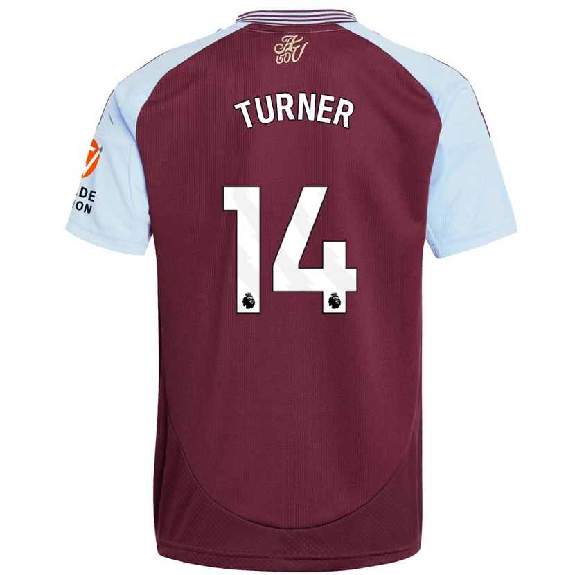 Danxen Män Danielle Turner #14 Vinröd Himmelsblå Hemmatröja Matchtröjor 2024/25 Tröjor T-Tröja