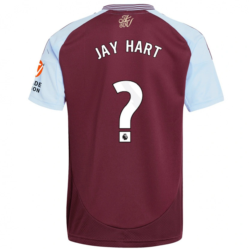 Danxen Män Taylor Jay Hart #0 Vinröd Himmelsblå Hemmatröja Matchtröjor 2024/25 Tröjor T-Tröja