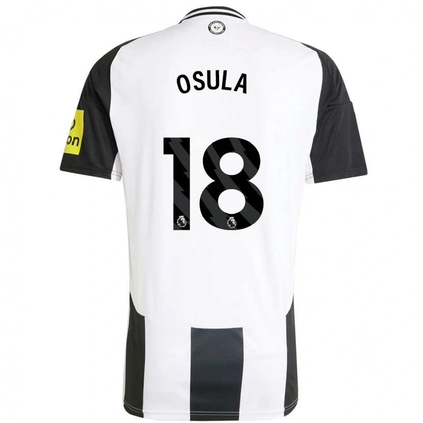 Danxen Män William Osula #18 Vit Svart Hemmatröja Matchtröjor 2024/25 Tröjor T-Tröja