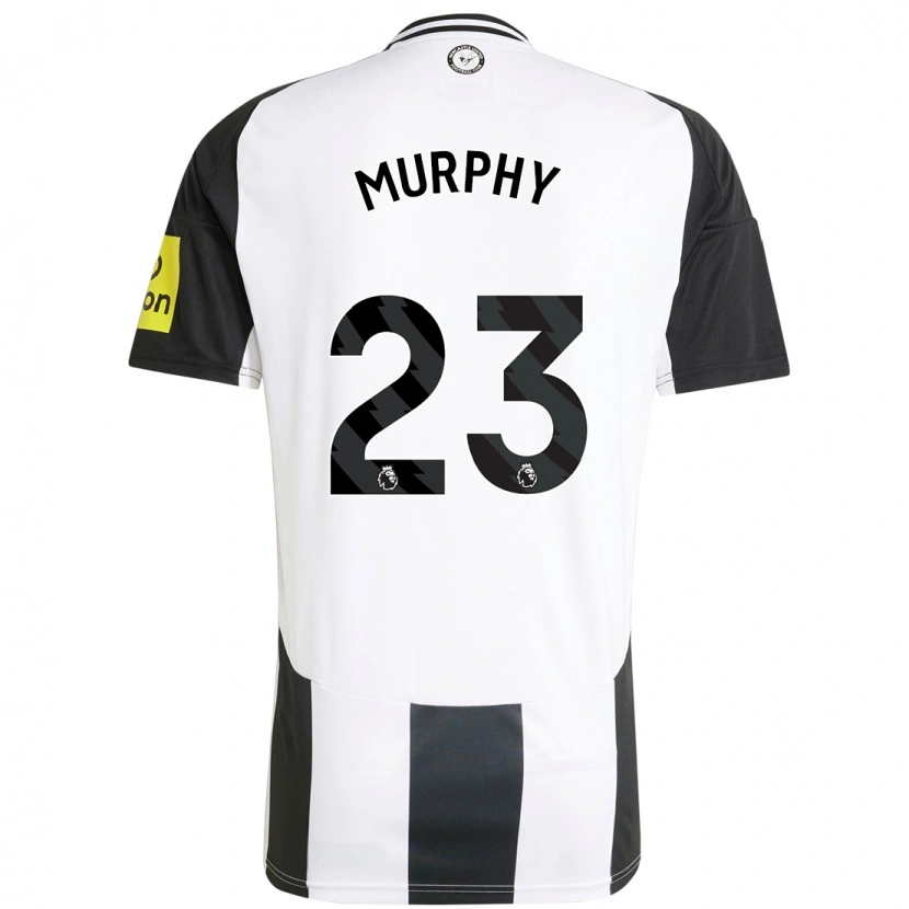 Danxen Män Jacob Murphy #23 Vit Svart Hemmatröja Matchtröjor 2024/25 Tröjor T-Tröja